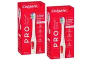2x Colgate Pro Clinical 250R Deep Clean Rechargeable Toothbrush