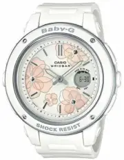 CASIO BABY-G Floral Dial Series BGA-150FL-7AJF Women's Watch White in Box NEW