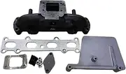 Lanliuhui Store Turbo Manifold Compatible With Miata MX5 1.8L DOHC T25 T3 TURBO Cast Iron Exhaust Manifold 94-05(T25)