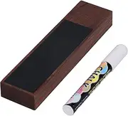 Wooden Chalkboard Tap Handles,Beer Tap Handle for Homebrew Kegerators,Wooden Chalkboard Craft Beer Tap Handles with Chalk for Home Brewing Kegging Accessory