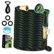 Garden Hose 100 ft, NON-EXPANDABLE Ultra Lightweight & Flexible Water Hose