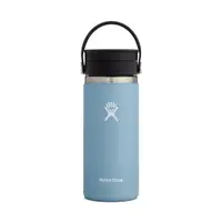 在飛比找誠品線上優惠-Hydro Flask 16oz旋轉咖啡蓋保溫鋼瓶/ 雨滴藍