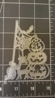 Universal Die Cut Tool Thin Metal Emboss Halloween Pumpkin patch broom cat spide