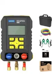 Digital Manifold Gauge Set Refrigeration Vacuum Pressure Tester for HVAC System