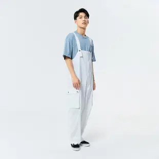 【Dickies】男款白色雙口袋設計版型吊帶褲｜DK010907C4D