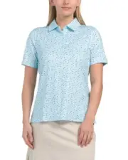 G/FORE womens Aye Papi Golf Pickleball Tennis Polo Shirt XS Daybreak $130