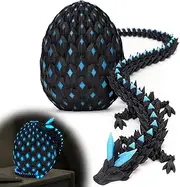 3D Printed Dragon Egg 3D Printed Dragon Eggs with Dragon Inside Articulated Dragon Mystery Dragon Egg Easter Basket Stuffers 3D Dragon Eggs Surprise Easter Eggs