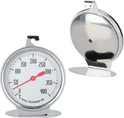 [ElgnAura] Oven Thermometer Celsius, Stand Up Dial Thermometer, Stainless Steel Dial Oven Thermometer, Large Gauge for Accurate Temperature Monitoring in Home Kitchen Baking Supplies