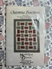 Mountainpeek Creations #229 Charming Fractions Fat Quarter Pieced Quilt Pattern