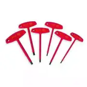 6 Piece SAE T-Shape Hex Key Set, 33490 33490