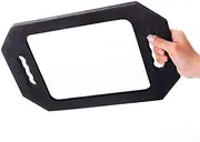 Hand Held Mirror with Handle,Haircut Barber Mirror for Hair and Beauty Salon - Barbershop (41 * 25.8cm)