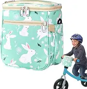 Kids Bike Handlebar Bag,Cartoon Front Frame Handlebar Bag - Waterproof Spacious Storage for Children Bicycles for Kids Teen Friends Riding Outdoors