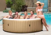 Intex Inflatable Spa PureSpa 6 Person Heated Bubble Massage Spa 28428 New 2025