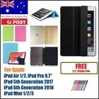 NEW Smart Cover Case for Apple iPad Pro 9.7" iPad 5 6 Air 1 2 Mini Slim Leather