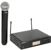 Shure BLX24R/SM58 Wireless Handheld Microphone System - H10 Band