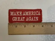 CUSTOM MADE Embroidered Make America Great Again Patch IRON ON and/or Sew on