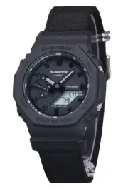 Casio G-SHOCK Analog-Digital Eco Cloth Strap Quartz GA-2100BCE-1A Mens Watch