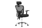 Adjustable Breathable Ergo Mesh Office Computer Chair w/ Lumbar Support - Black