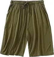 [Generic] Men's Casual Outdoors Pocket Pants Work Trousers Beach Baggy Shorts Pant Running Shorts with Pockets Men