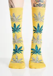 [HUF] Melange Leave Crew Socks
