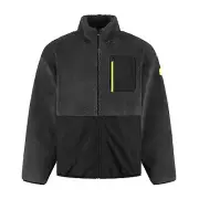 2025 Aston Martin F1 Men's Tech Sherpa Jacket (XXL)