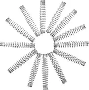 GAROZATION 20pcs Garden Scissors Spring Pruner Replacement Precision Stainless Steel Springs