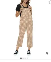 NWT Brixton Christina Crop Overall Polkadot dungarees
