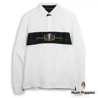 在飛比找momo購物網優惠-【Hush Puppies】男裝 POLO衫 格紋剪接經典品