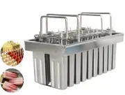 20pcs Stainless Steel Ice Lolly/Ice Pop Mold 85ml 0.8mm Thickness Easy Clean New