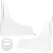 Shower Set Acrylic Bathtub Sink Protector 2pcs Easy to Install Modern Design Dry Your Space