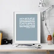 George Lorimer Inspirational Wall Art Print Motivational Quote Poster Decor Gift