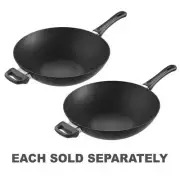 Scanpan Genuine Classic Wok 32cm Patented Handle Assembly Stainless Steel