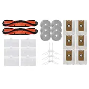 Compatible for W2 Main Side Brush HEPA Filter Mop Pads Dust Bags Replacement Spare Parts Accessories