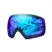 Heron Ski Goggles with 2 Lens, Frameless, Magnetic Lens-blue Vlt 38%