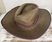 Brixton Women’s Small Jo Rancher Toffee Brown Brimmed Boho Hat NEW