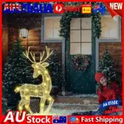 DIY Elk Deer Silhouette Lamp Battery Powered LED Garden Lights Xmas Decor (B) AU