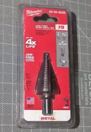 Milwaukee 48-89-9209 #9 Electric Step Drill Bit 7/8 - 1 1/8