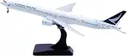 Pre-Built Model Aircraft 18cm for Cathay Pacific B777-300 B-HNK Flap Diecast Airplane Model 1:400 Scale Aircraft Static Display Model Miniature Airplane Model