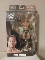 WWE Dwayne The Rock Johnson Wrestlemania 18 Elite Collection MIB Figure