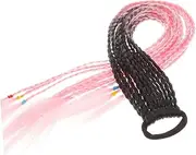 FOYTOKI Elegant Ponytail Hair Ties Boys and Girls Hair Extensions Braided Wigs Long Synthetic Ponytail Extension