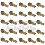 (25 Pieces) 1/4 HOSE BARB X 3/8 FEMALE NPT Brass Pipe Fitting Gas Fuel Water Air