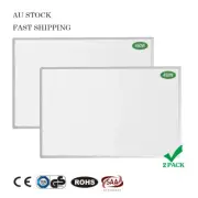 Heating Panel 450W 2 Pieces Infrared Carbon Heater Instant Heat Slimline