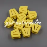 50 Pcs Dental Mouth Prop Bite Block Cushion Opener Retractor Small Size Yellow