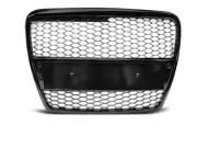 Front Grille GRILL for AUDI A6 C6 RS-TYPE 2004-2008 Makintab na Itim GRAU29WS XI