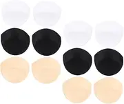 [LIFKOME] Breast Pad Inserts 12 Pcs Round Washable Bra Pads Removable Sports Bra Inserts Sponge Material
