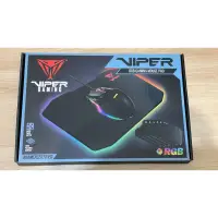 在飛比找蝦皮購物優惠-Viper LED 硬質表面 滑鼠墊（6段變色，USB供電，