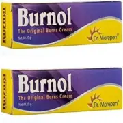 First Aid Antiseptic Cream Burnol - Burns Cuts Bruises Wounds 20g (Pack of 2)