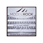 MODELROCK Lashes Double Style Individuals - Extra Long Knot Free