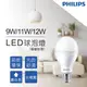 售完下架(9W/白光)【飛利浦 PHILIPS】LED燈泡(易省球泡) 6500K E27