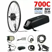 DIY 29" eBike Electric Bicycle Conversion Kit Front Wheel 250w 700C Bike 10ah